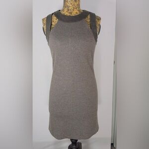 Wool|Gray Sleeveless Dress